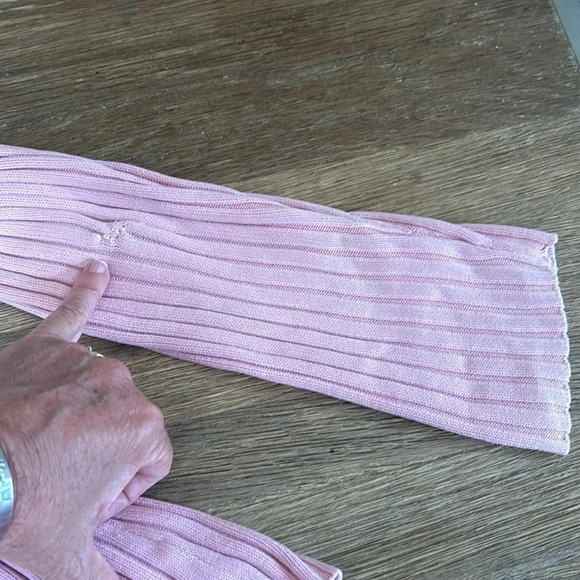 Tommy Hilfiger Pink Button Turtleneck Sweater - Size S/P - Picture 7 of 7